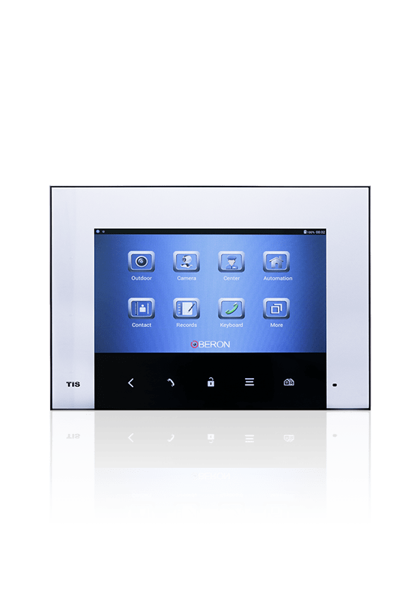 Oberon 7”壁式触摸屏，基于安卓的门铃面板