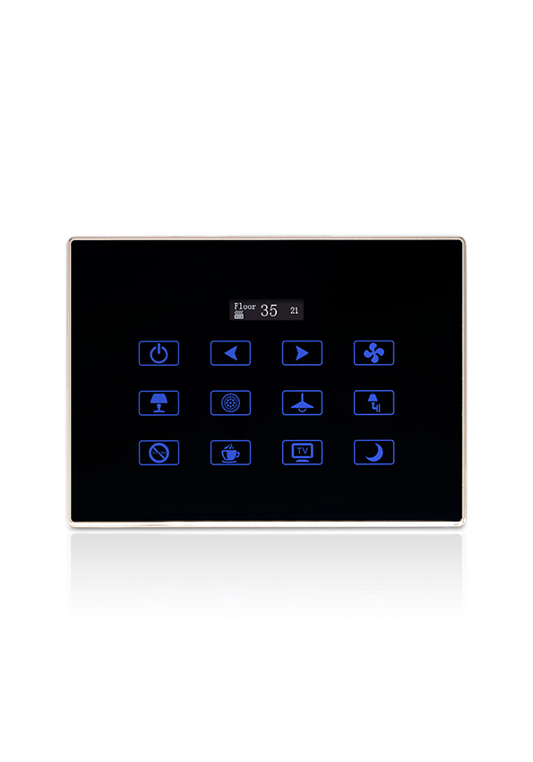 Écran de controle tactile pour chambre Luna TIS avec thermostat