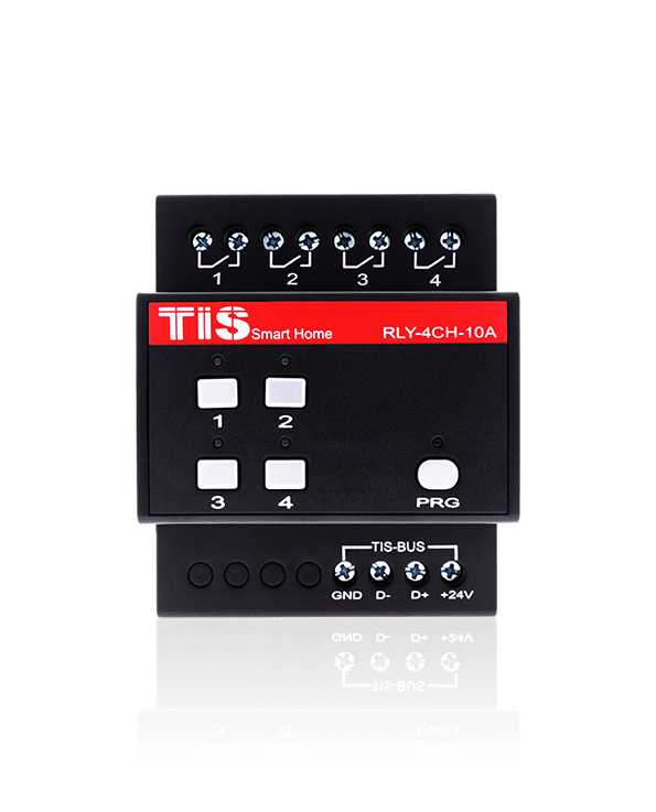 Relé TIS de 4 canales y 10 amps