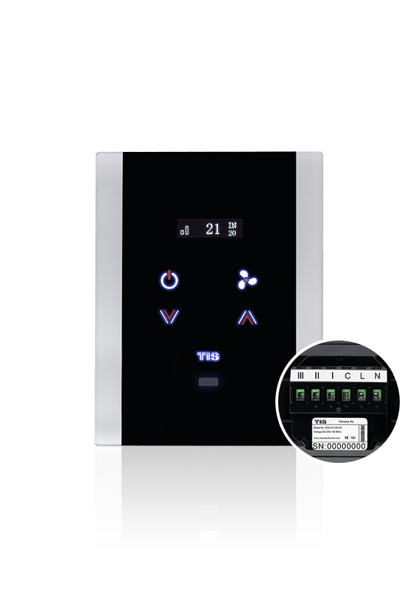 Настенный WiFi  термостат - Venera AC - идеальный выбор для автоматизации домашней вентиляции- Автоматизация TIS