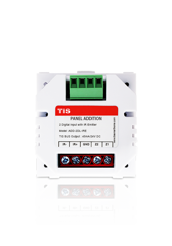 Panel addition 2 dry inputs - Infrared Emitter - TIS