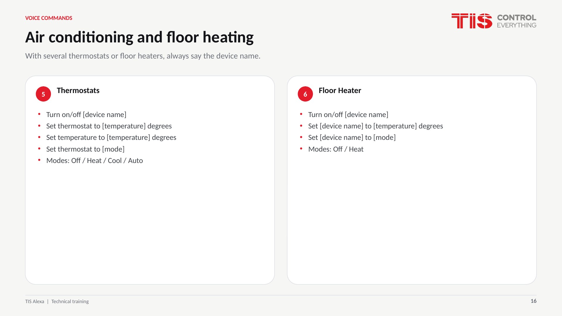 TIS Voice Control with Alexa - slide 16