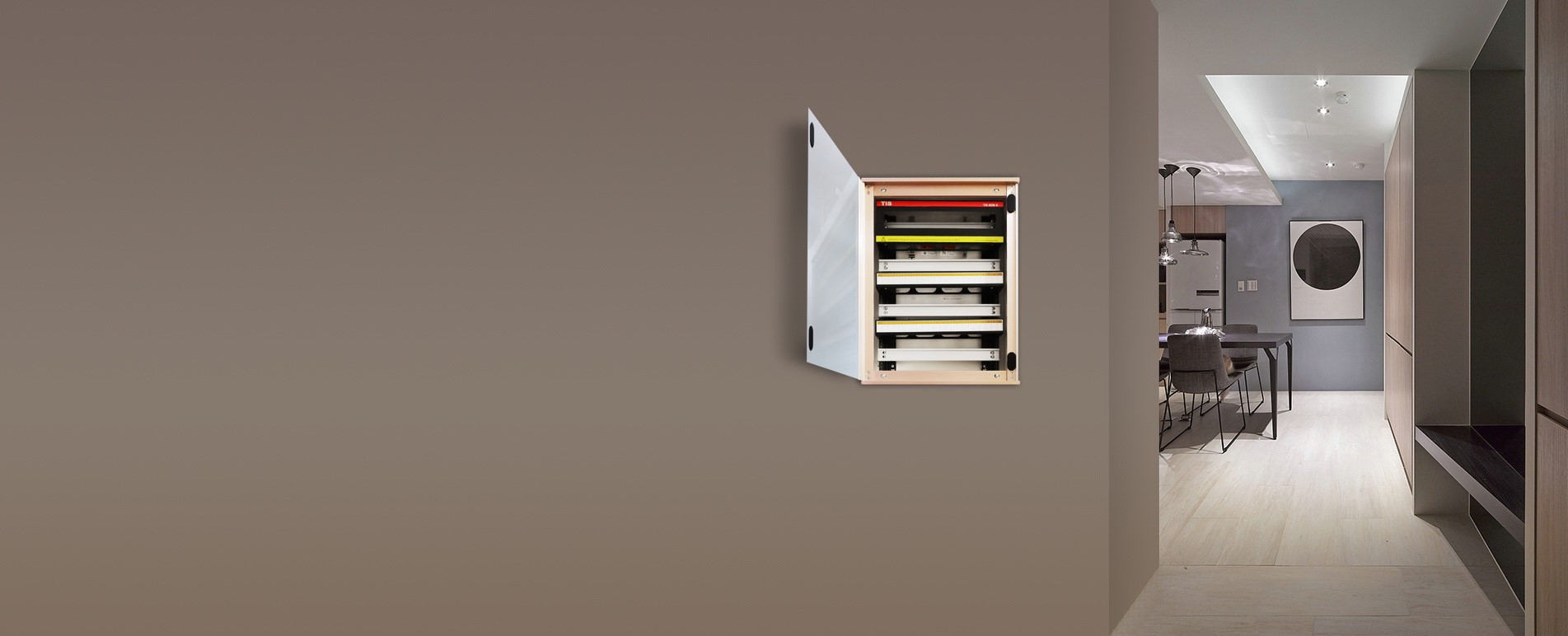 Elegant electrical distributor box