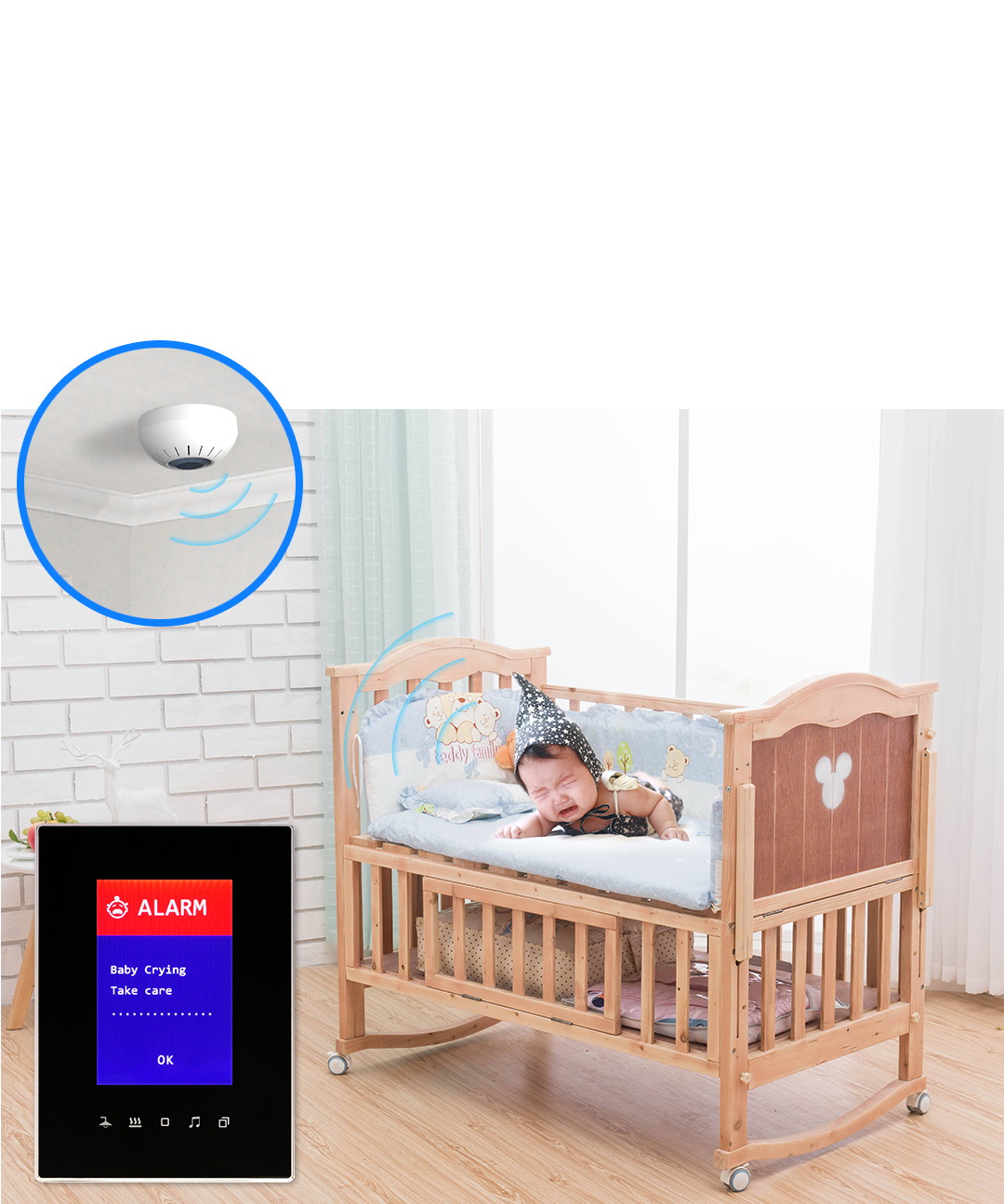 Noise sensor, mic . baby monitor