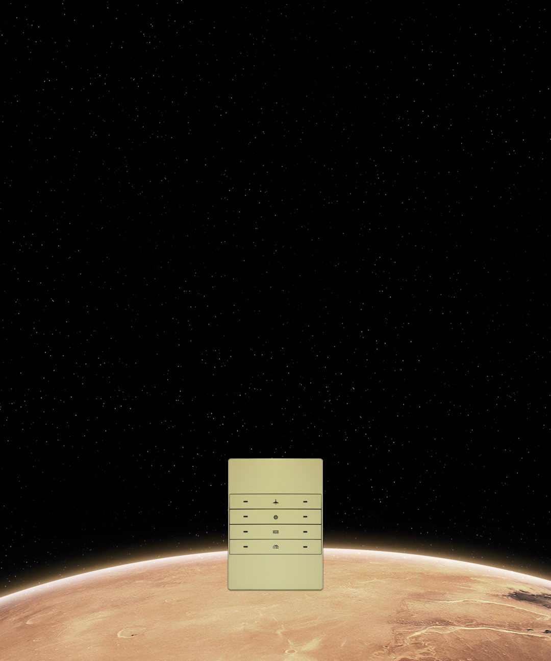 Panel TIS inspirowany Marsem