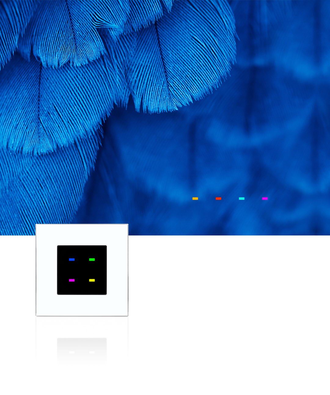Diody LED RGB na ekranie dotykowym Terre – TIS